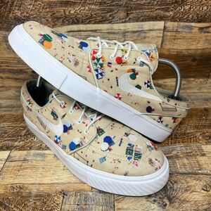 NIKE SB Stefan Janoski Mens Size 9 US Skater Zoom Beach Day Shoes  707683-917